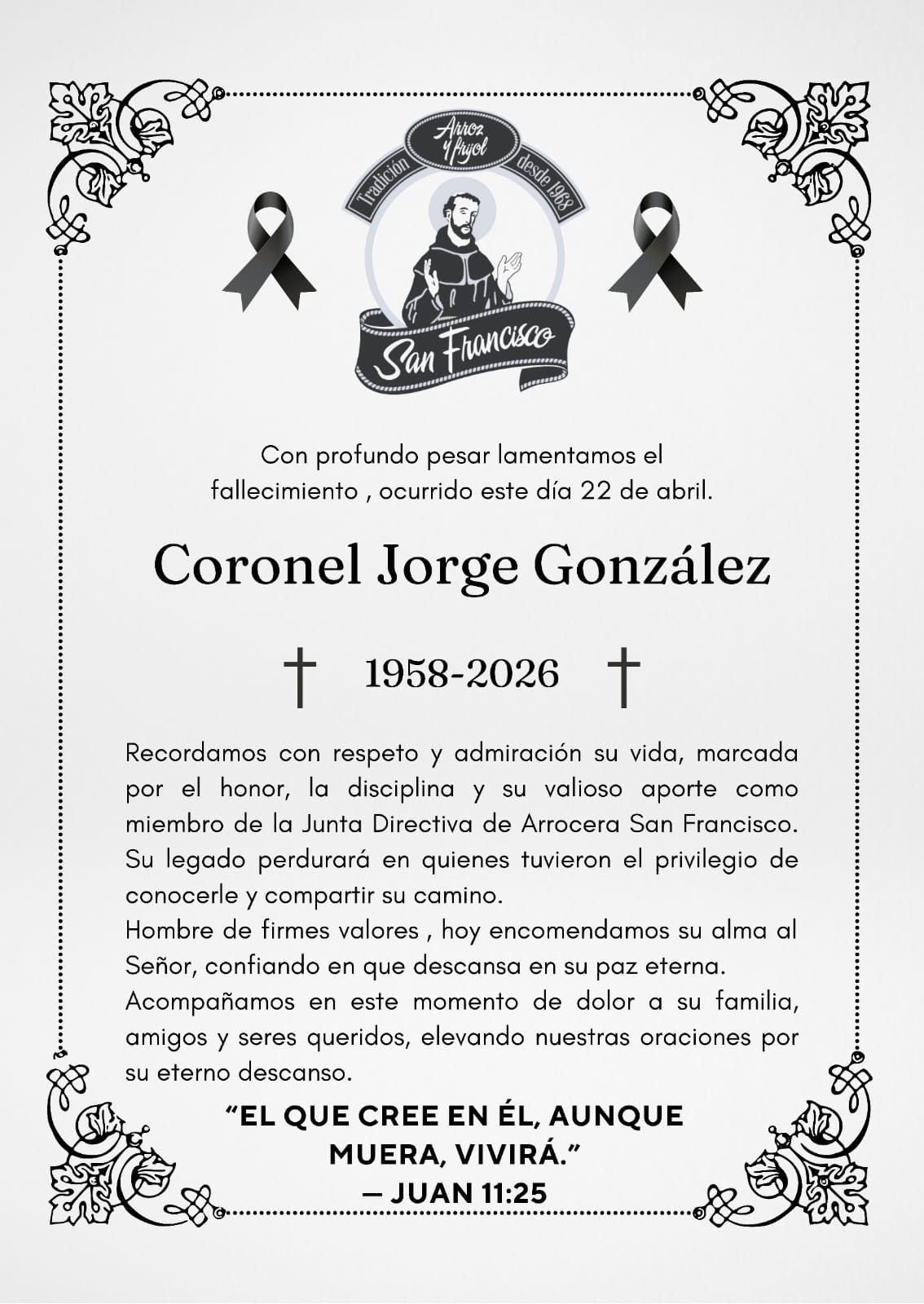 Coronel Jorge González